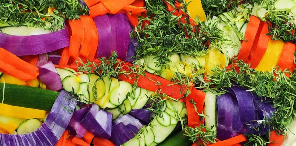 Sådan kan du udnytte dit juliennejern fra Rösle til at lave dekorative og velsmagende salater